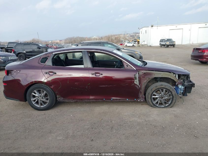 2019 Kia Optima Lx VIN: 5XXGT4L34KG346931 Lot: 43897416