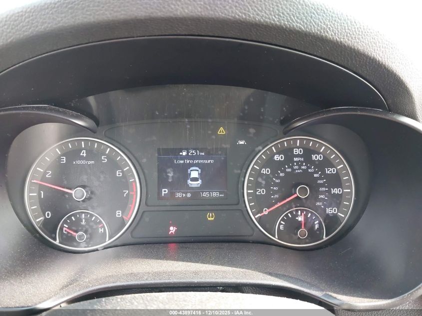 2019 Kia Optima Lx VIN: 5XXGT4L34KG346931 Lot: 43897416