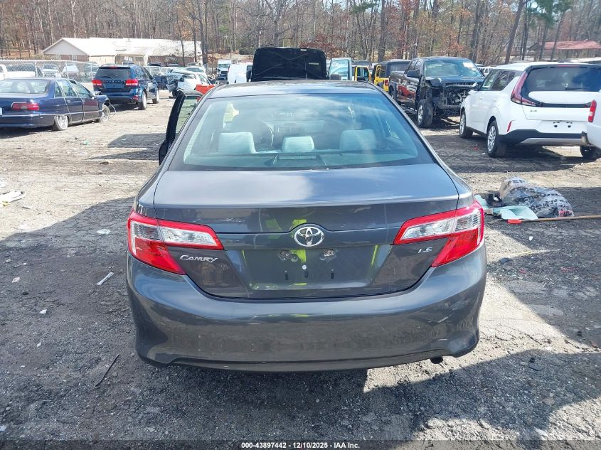 2012 Toyota Camry Le VIN: 4T4BF1FK9CR180051 Lot: 43897442