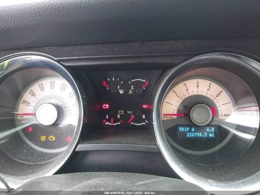 2011 Ford Mustang Gt Premium VIN: 1ZVBP8CF7B5106810 Lot: 43897518