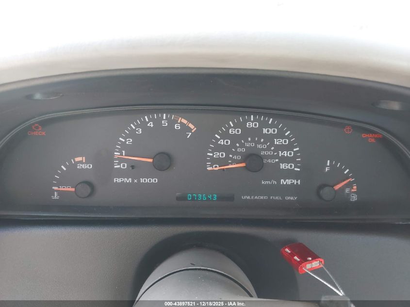 1996 Chevrolet Caprice / Impala Classic Ss VIN: 1G1BL52P9TR161754 Lot: 43897521