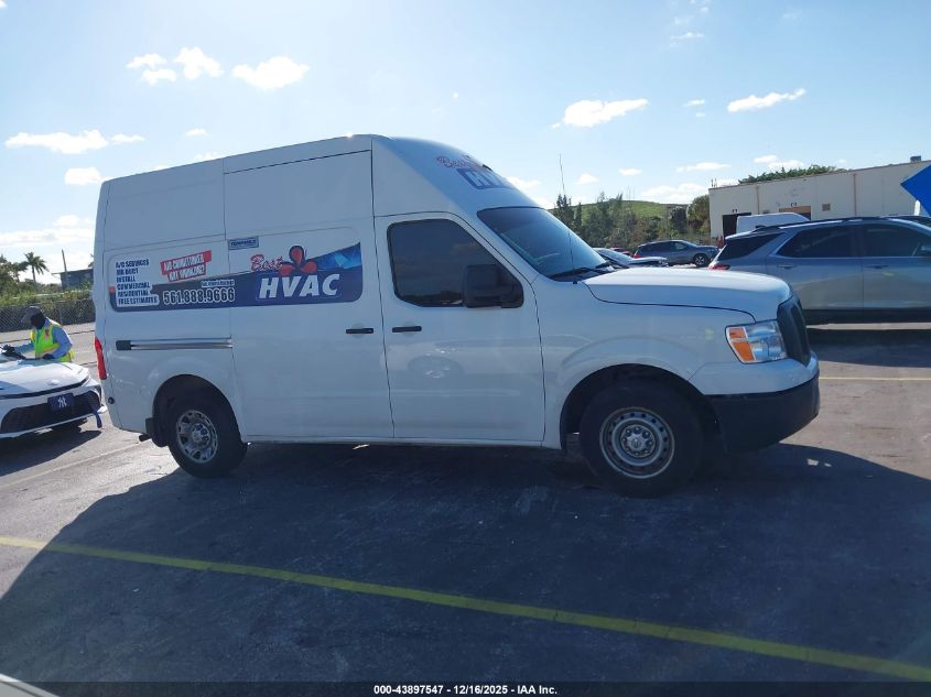 2021 Nissan Nv Cargo Nv2500 Hd Sv High Roof V6 VIN: 1N6BF0LY2MN808770 Lot: 43897547