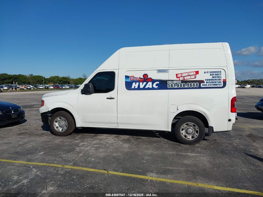 2021 Nissan Nv Cargo Nv2500 Hd Sv High Roof V6 VIN: 1N6BF0LY2MN808770 Lot: 43897547