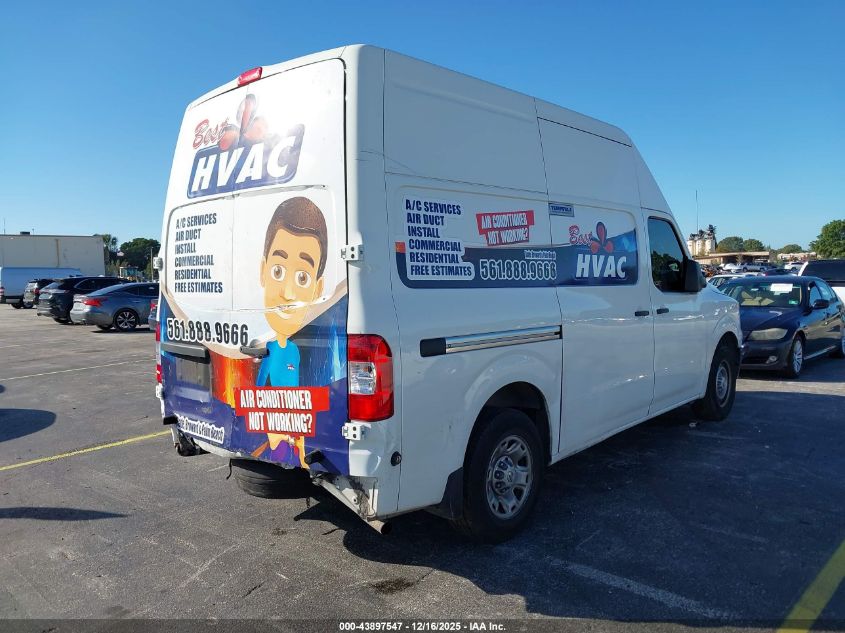 2021 Nissan Nv Cargo Nv2500 Hd Sv High Roof V6 VIN: 1N6BF0LY2MN808770 Lot: 43897547