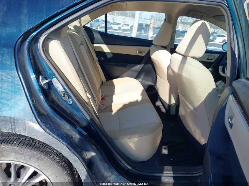 2017 Toyota Corolla Le VIN: 5YFBURHE8HP595473 Lot: 43897560