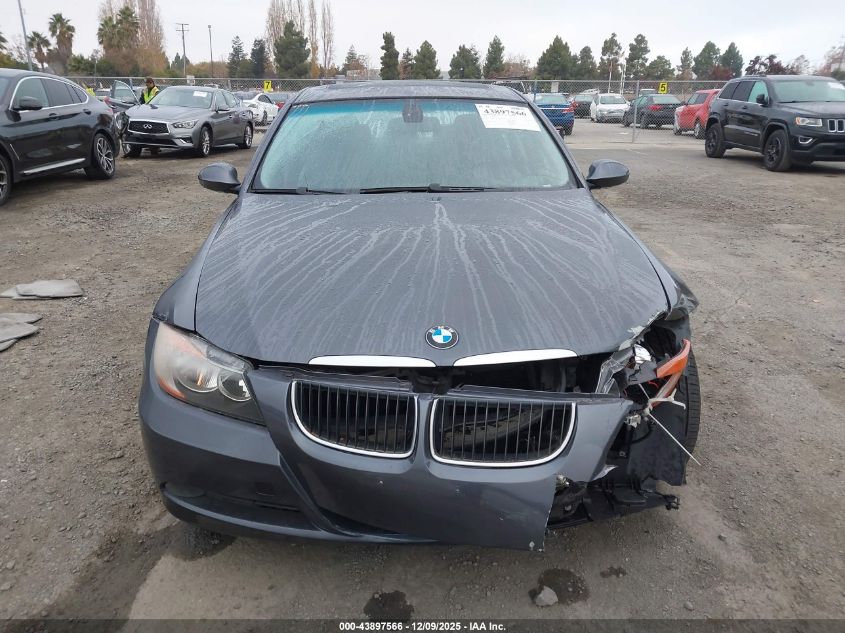 2007 BMW 328I VIN: WBAVC53547FZ75512 Lot: 43897566