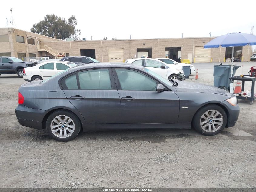 2007 BMW 328I VIN: WBAVC53547FZ75512 Lot: 43897566