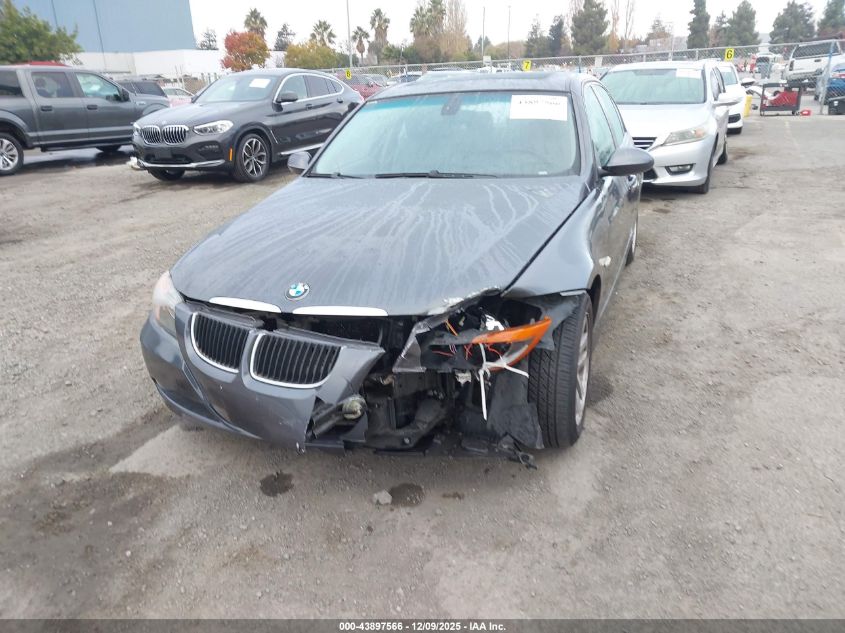 2007 BMW 328I VIN: WBAVC53547FZ75512 Lot: 43897566