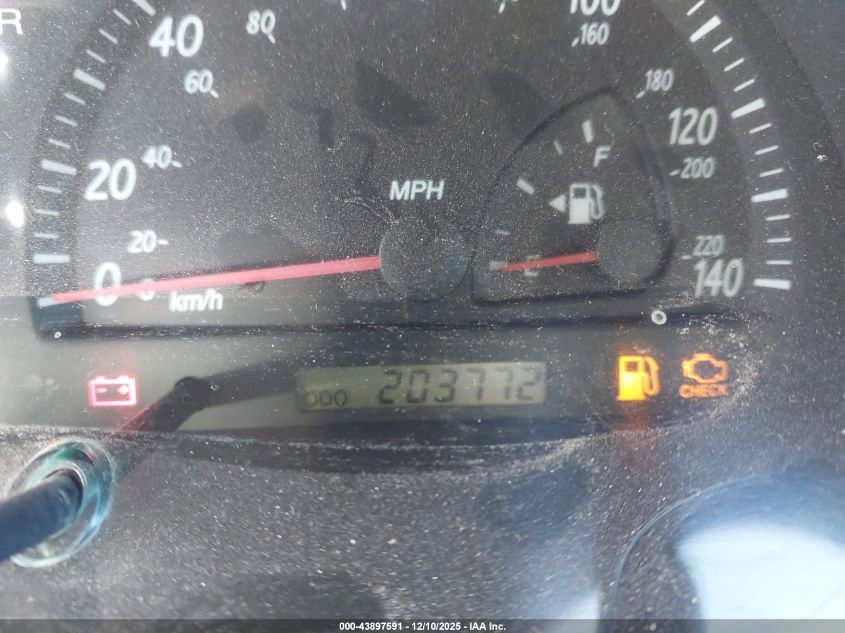 2003 Toyota Camry Xle V6 VIN: 4T1BF30K93U060264 Lot: 43897591