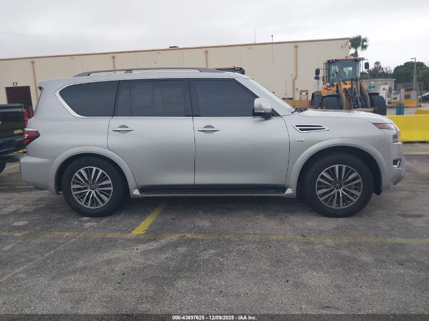 2021 Nissan Armada Sv 2Wd VIN: JN8AY2AC7M9147066 Lot: 43897625