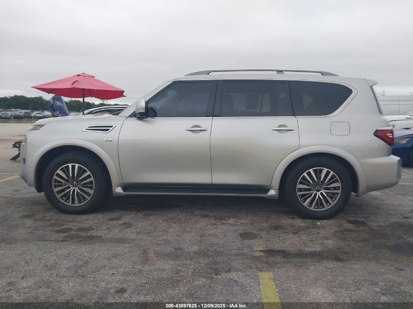 2021 Nissan Armada Sv 2Wd VIN: JN8AY2AC7M9147066 Lot: 43897625