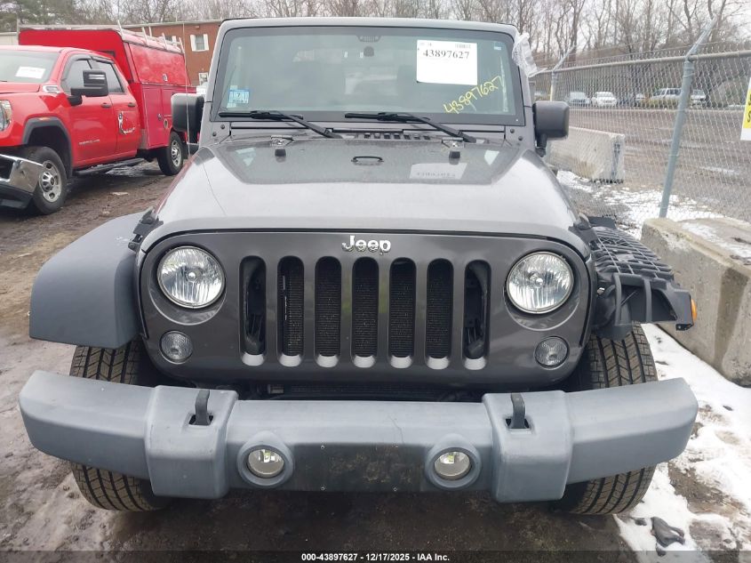 2017 Jeep Wrangler Sport 4X4 VIN: 1C4AJWAG7HL584469 Lot: 43897627