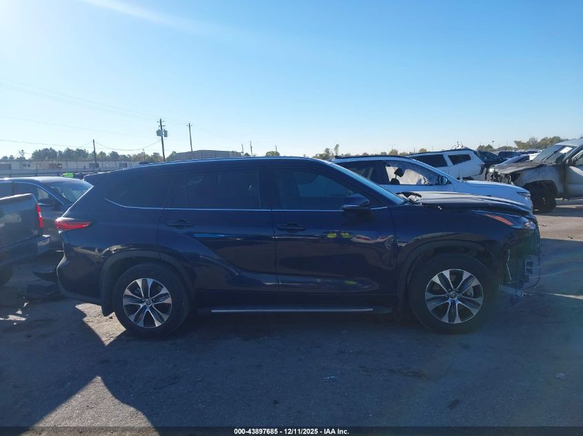 2021 Toyota Highlander Hybrid Xle VIN: 5TDGARAH9MS010940 Lot: 43897685