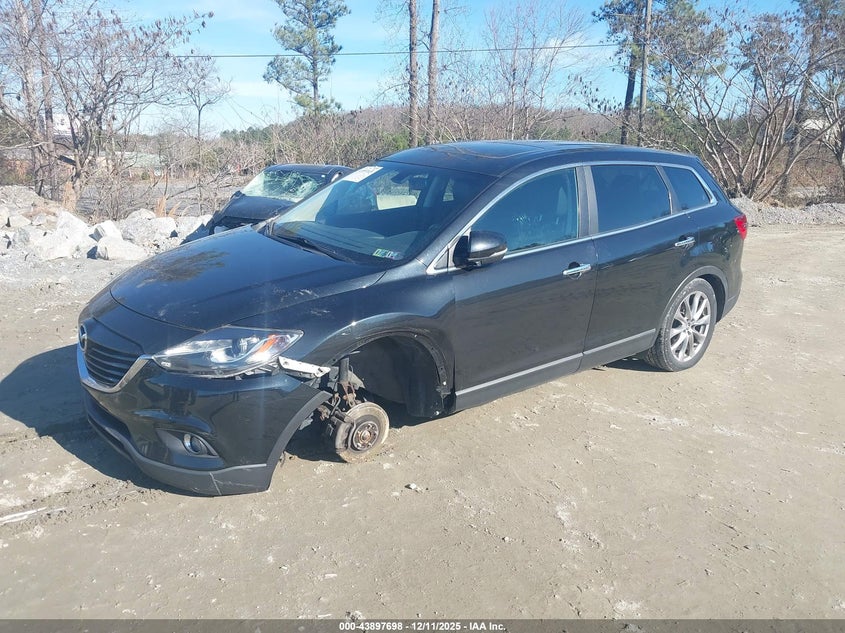 Vin: jm3tb3dv9e0446872, lot: 44393256, mazda cx-9 grand touring 20142