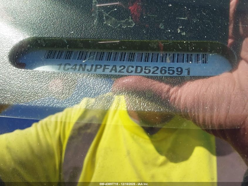 2012 Jeep Patriot Latitude VIN: 1C4NJPFA2CD526591 Lot: 43897715