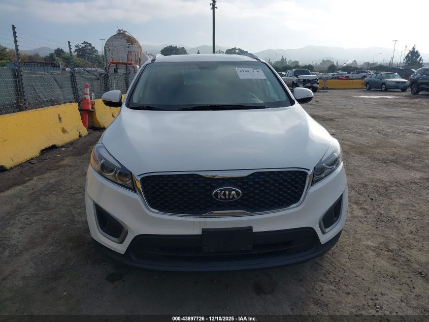 2016 Kia Sorento 3.3L Lx VIN: 5XYPGDA52GG138834 Lot: 43897726
