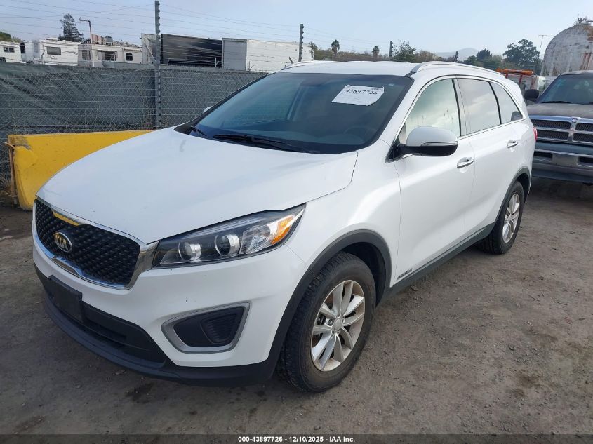 2016 Kia Sorento 3.3L Lx VIN: 5XYPGDA52GG138834 Lot: 43897726