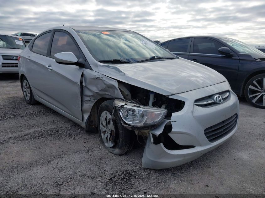 2017 Hyundai Accent Se VIN: KMHCT4AE7HU345385 Lot: 43897736