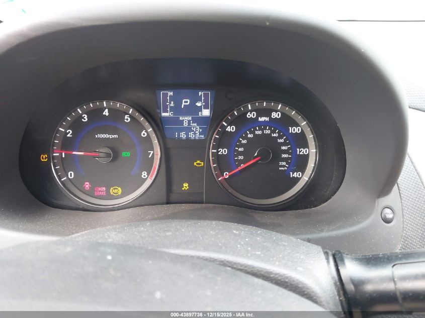 2017 Hyundai Accent Se VIN: KMHCT4AE7HU345385 Lot: 43897736