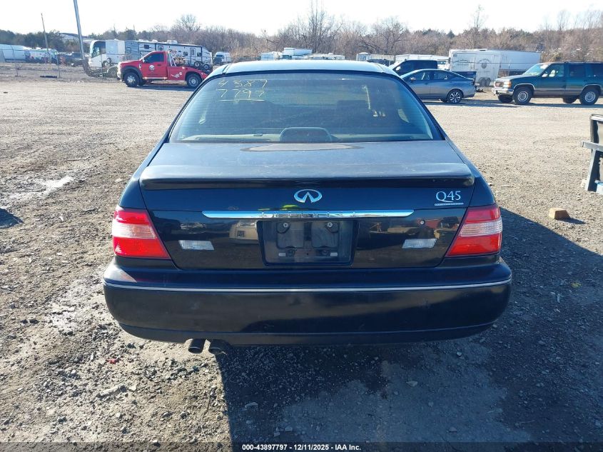 2000 Infiniti Q45 Anniversary Edition/Touring VIN: JNKBY31A8YM302763 Lot: 43897797