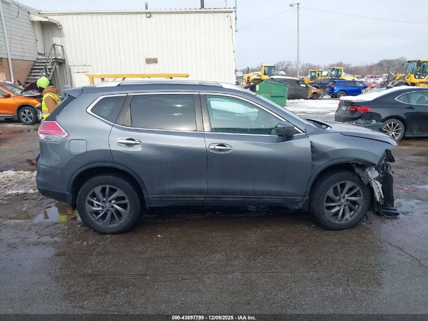 2016 Nissan Rogue Sl VIN: 5N1AT2MV6GC737883 Lot: 43897799