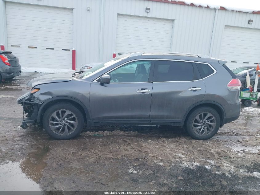 2016 Nissan Rogue Sl VIN: 5N1AT2MV6GC737883 Lot: 43897799