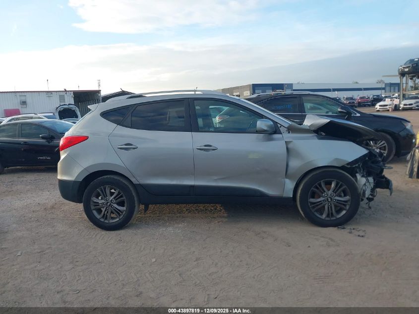 2014 Hyundai Tucson Se VIN: KM8JU3AG0EU899380 Lot: 43897819