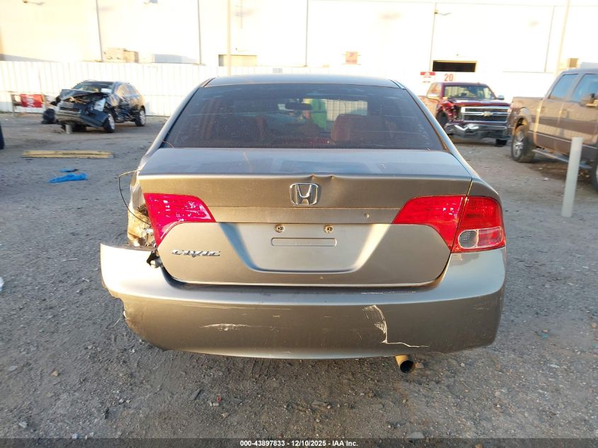 2006 Honda Civic Lx VIN: 1HGFA16536L112137 Lot: 43897833