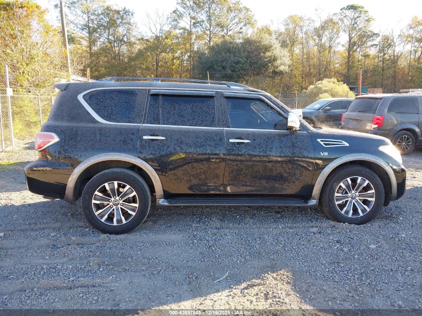 2019 Nissan Armada Sl VIN: JN8AY2ND0K9092914 Lot: 43897845
