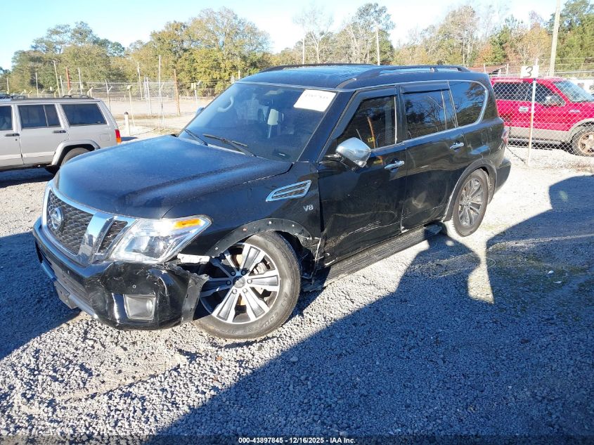 2019 Nissan Armada Sl VIN: JN8AY2ND0K9092914 Lot: 43897845