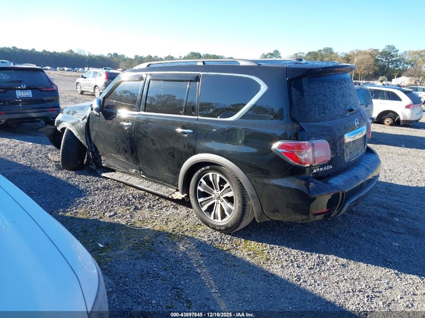 2019 Nissan Armada Sl VIN: JN8AY2ND0K9092914 Lot: 43897845
