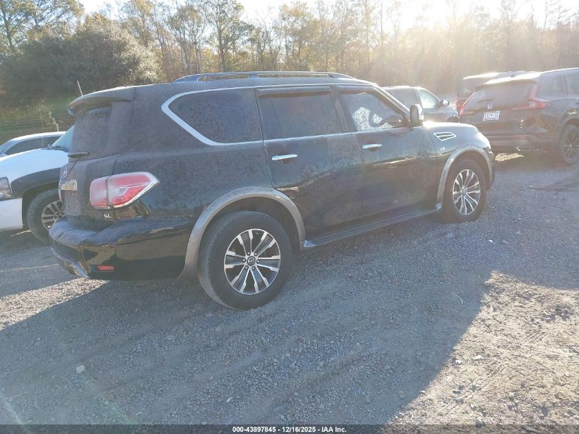 2019 Nissan Armada Sl VIN: JN8AY2ND0K9092914 Lot: 43897845