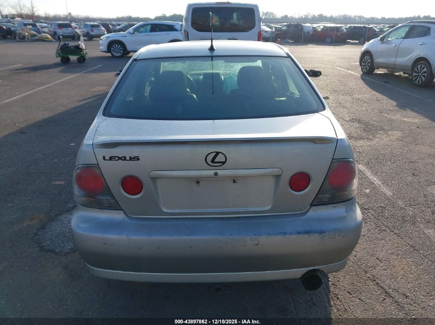 2005 Lexus Is 300 Base W/5-Speed Manual VIN: JTHBD192550094308 Lot: 43897862