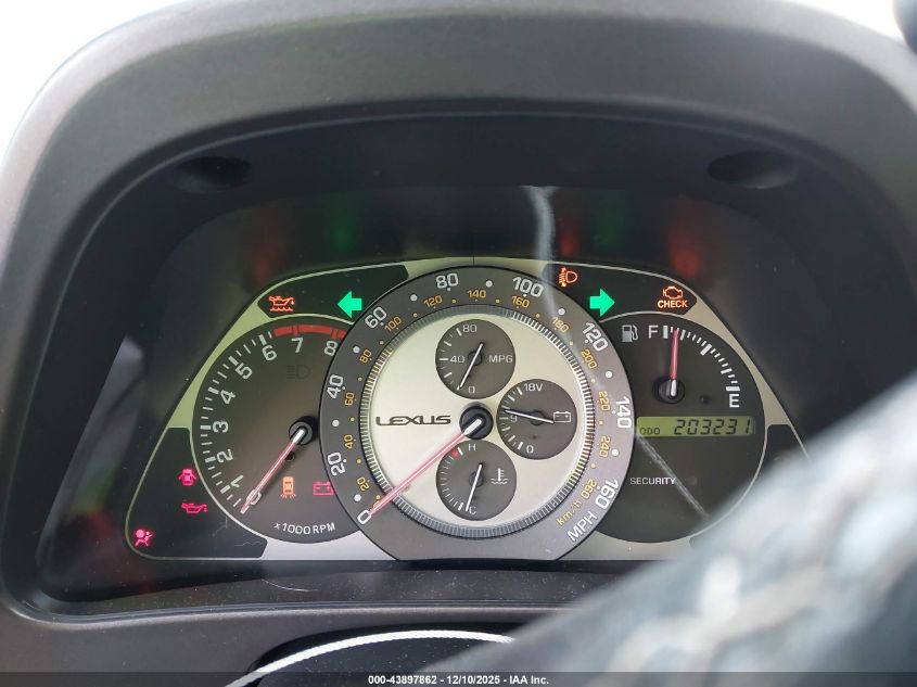 2005 Lexus Is 300 Base W/5-Speed Manual VIN: JTHBD192550094308 Lot: 43897862