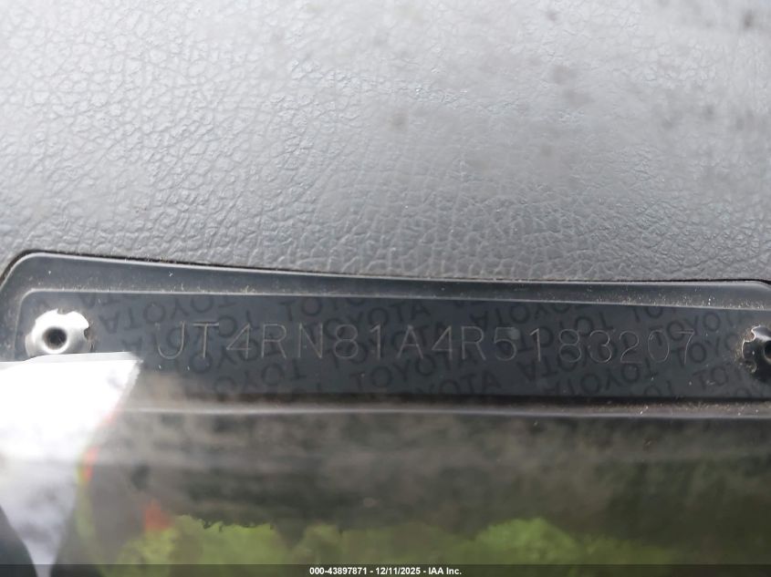 1994 Toyota Pickup 1/2 Ton Short Wheelbase VIN: JT4RN81A4R5183207 Lot: 43897871