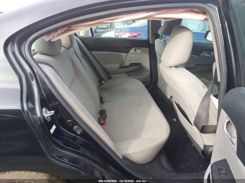 2013 Honda Civic Lx VIN: 19XFB2F52DE047725 Lot: 43897900