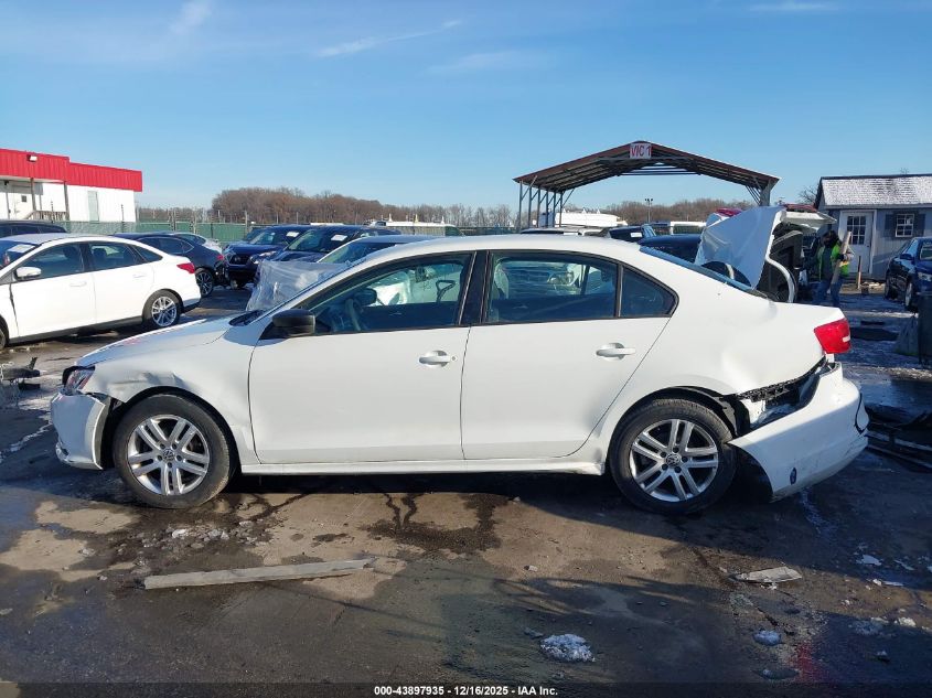 2015 Volkswagen Jetta 2.0L S VIN: 3VW2K7AJ0FM224472 Lot: 43897935