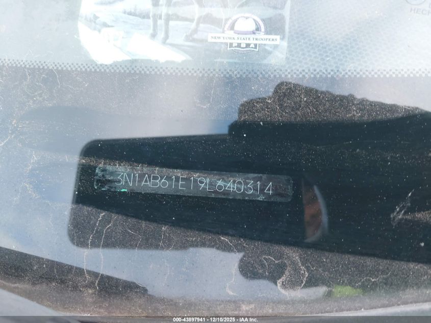 2009 Nissan Sentra 2.0 VIN: 3N1AB61E19L640314 Lot: 43897941