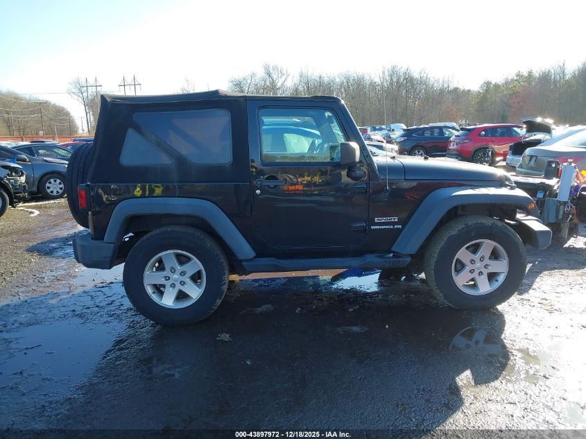2013 Jeep Wrangler Sport VIN: 1C4AJWAG1DL563918 Lot: 43897972