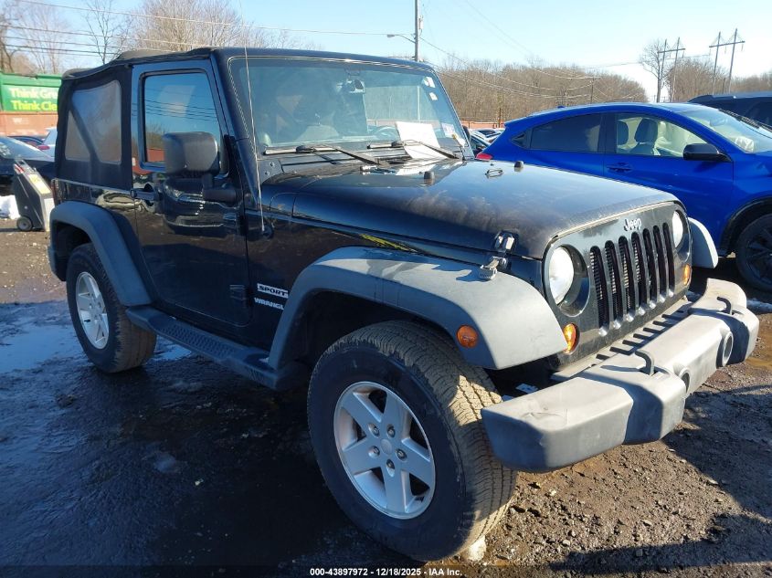 2013 Jeep Wrangler Sport VIN: 1C4AJWAG1DL563918 Lot: 43897972