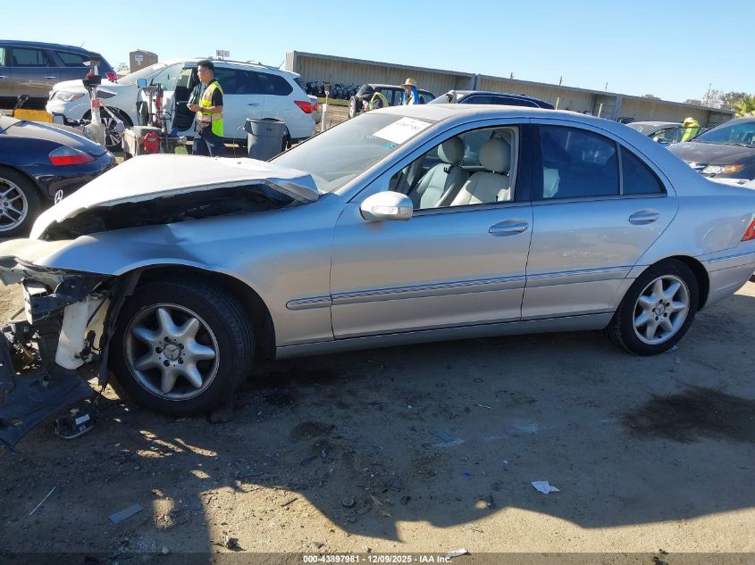 2002 Mercedes-Benz C 240 VIN: WDBRF61J32F249682 Lot: 43897981