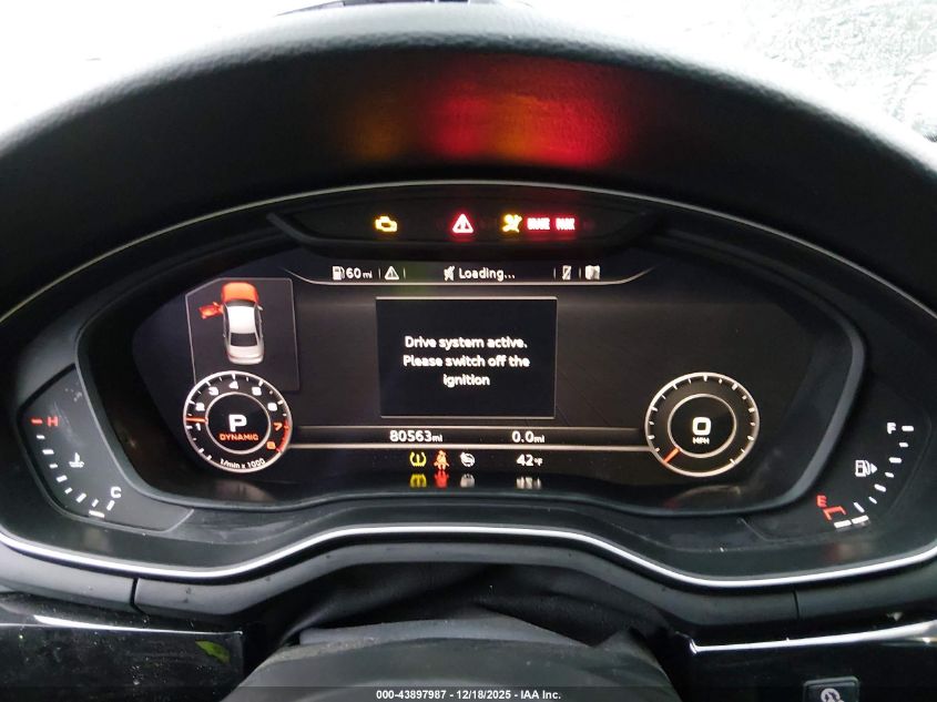 2019 Audi A4 45 Premium VIN: WAUFNAF45KN003393 Lot: 43897987