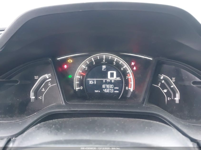 2016 Honda Civic Lx VIN: 19XFC2F54GE089783 Lot: 43898026