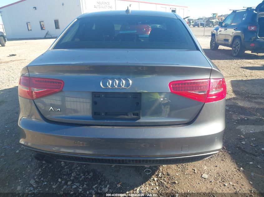 2016 Audi A4 2.0T Premium VIN: WAUAFAFL2GN009948 Lot: 43898068