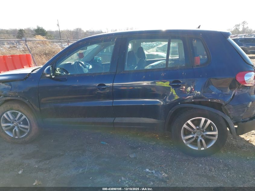 2011 Volks Tiguan VIN: WVGAV3AX1BW624424 Lot: 43898105