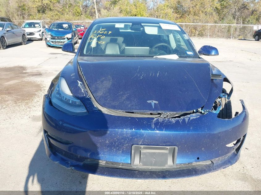 2022 Tesla Model 3 Long Range Dual Motor All-Wheel Drive VIN: 5YJ3E1EB8NF262534 Lot: 43898110