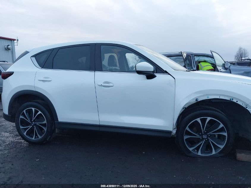 2022 Mazda Cx-5 2.5 S Premium VIN: JM3KFBDM0N0607420 Lot: 43898111