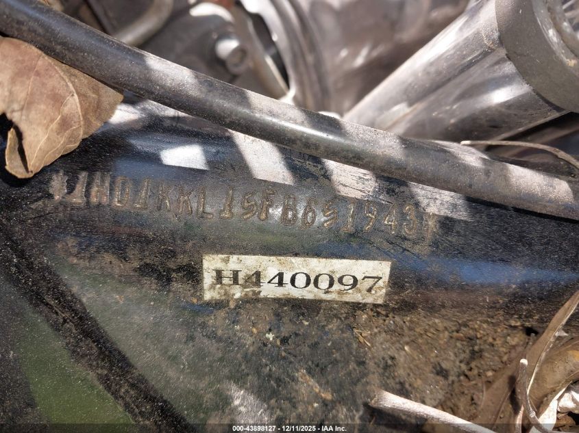 2015 Harley-Davidson Flhtkl Ultra Limited Low VIN: 1HD1KKL15FB651943 Lot: 43898127