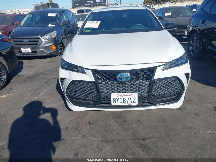 2019 Toyota Avalon Hybrid Xse VIN: 4T1B21FB8KU004368 Lot: 43898138