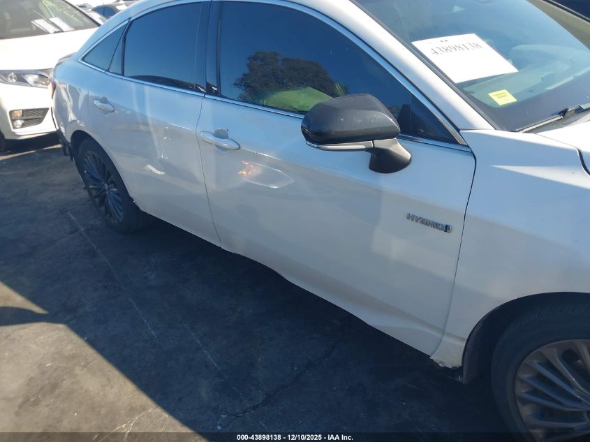 2019 Toyota Avalon Hybrid Xse VIN: 4T1B21FB8KU004368 Lot: 43898138